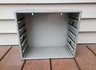 Vintage Akro-mils Metal E-z Find Full Vue  Parts Storage Bin Cabinet 6 Drawer