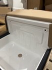Alape Ag-contra505 Wall Mount Utility Sink White Black Enamel Basin