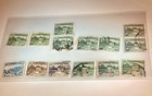 Vintage Pakistan Postage Stamp Collection Service Overprints Used Paisa Stamps