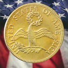 1795 Draped Bust Ten Dollars Gold Plated Novelty Coin Modern Restrike Token