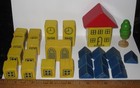 Vintage Miniature Wooden Toy Shapes Lot 146 Pc Creative Playthings   