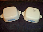 Set Of 2 Vintage Corning Ware Blue Cornflower Petite Pans  P-41