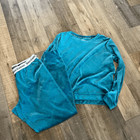 Juicy Couture Teal Pajama Setvelvet Feel Material Size S