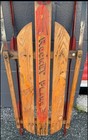 Vintage Rocket Plane Gladding Champion Fastback Sled  Steel Runners 1950s Acme