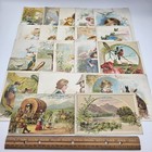 Victorian Trade Card Lot Lion Coffee Woolson Spice 
