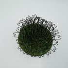 Vintage Blue Ribbon Flower Holder  6 - 5 25 Metal Frog 4 5 