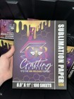 Crafting Besties Sublimation Paper 100 Sheets
