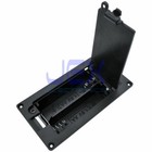 Twin 2x two Aa Panel Mount Battery Holder Case Box 3v With Power Switch   Wire
