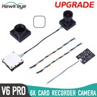 Hawkeye V6 Pro 6k Sony Recorder Camera Wifi Control Dc 7-26v 8x Digital Zoom