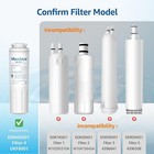 3 Pack Refrigerator Water Filter Fits For Wrf555sdfz08  Wrf555sdfz09