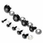 100 200 1000 6-20mm Plastic Safety Eyes Teddy Bear Dolls Toy Animal Crafts Diy