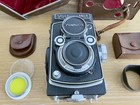 Vintage Yashica-mat Copal-mxv Camera 80mm Twin Lens W  Leather Case