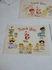 Vintage 80s Strawberry Shortcake Postcard   Thank You Card Lot Of 11