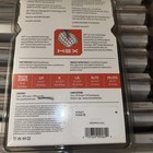 Basketball Padded Hex Leg Sleeves Pair Medium Black New In Plastic