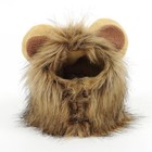 Pets Hat Costume Lion Mane Wig Headgear For Cat Dog Costume Dress Up Cosplay