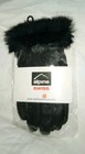 2 Pairs   Alpine Swiss Womens Leather Faux Fur Trim Dressy Gloves Thermal Lining