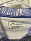 Peter Millar Women   s Pull Over Sun Protection Upf 50  Mesh Sides Leaves Size M