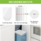5 Gallon 100 Counts Strong Trash Bags Garbage Bags  Bathroom Trash Can Bin Liner