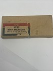 Vintage Keuffel   Esser K e 1743 Map Measure Tool Original Box  Metal Dial 8ths