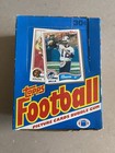 1982 Topps Football Empty Wax Display Box 18 Pack Wrappers Vintage Colorful