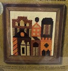 Sunset Designs Needle Pointers Village Sampler  5820 Vintage Sealed Usa New 1974