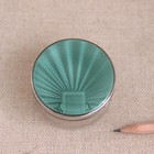 Birmingham Sterling Silver Guilloche Dresser Jar Adie Bros Box Pillbox 1937 Deco