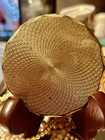Vtg 1940s Gem Rare Kigu Powder Compact Scenery    mother Of Pearl Makeup Case   