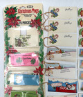 Vintage Christmas Gift Tags Lot 100  Tie On Self Stick Adhesive