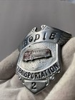 Vintage Bus Driver Hat Badge Bodie Transportation Pin California