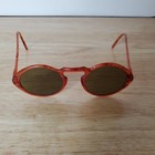 True Vintage 1930s 1940s Round Celluloid Sunglasses Red