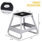 High Quality  Motorcycle Motocross Dirt Bike Panel Stand Silver 1000lbs Capacity