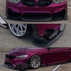 For Bmw F80 M3 F82 F83 M4 15-20 Lpt Style Glossy Black Front Bumper Lip Splitter