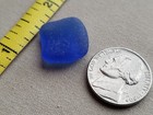 Genuine Beach Sea Glass Surf Tumbled Cornflower Light Blue Medium Frosted L06