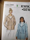 Kwik Sew 3095 Sewing Pattern Women s Jacket Size Xs-xl Uncut Factory Fold Nos