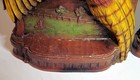 Vintage Syroco Wood Pheasant Bookends Great Color Hunters