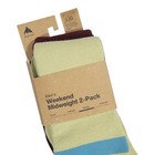 Burton Weekend Midweight Snowboard Ski Socks 2 Pack Red Yellow Men s L 10 5-13 5