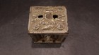 Antique Cast Iron Combination  silver  Safe Bank - Kenton Circa 1900s 15
