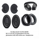 1 Pair Replacement Ear Pads Cushion For Bose Quietcomfort Qc15 Qc25 Qc35 Qc2 Ae2