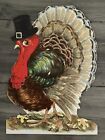 Vintage 1960   s Happy Thanksgiving Day Turkey Large Size Card Standup