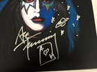 Kiss Ace Frehley  Autographed Solo Album Record Aucion Space Man Rare
