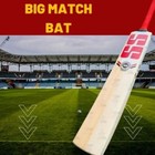 New Ss English Willow Cricket Bat Big Thick Edge Grade 1 Full Size Short Handle