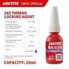 Loctite 243 Threadlocker Blue Medium Strength 10ml 50ml 250ml
