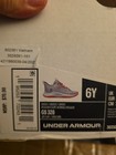 New Under Armour Curry Gs 3z6 Gray Corral Basketball Shoes Youth Size 6y