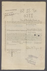 1 - Pennsylvania Railroad Company Stock Certificate 1918 - 5 Shares    50 Each