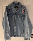 Vintage Bon Jovi New Jersey Jean Jacket With Custom Patches Concert