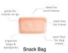 Stasher Premium Silicone Reusable Food Storage Bags - 15 Piece Lot Gently Used