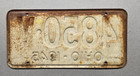      1945 Ohio  passenger  License Plate  4850-v 