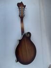 Hand Carved F Style Mandolin  Solid Spruce Top  Solid Zebrawood Back And Side