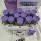Conair More Big Curls Jumbo Hot Rollers Curlers Chv12n Purple 12 Clips Box Book