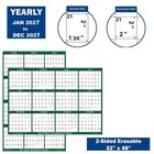2027 Yearly daily Wall Calendar 48 x32  Forest Green